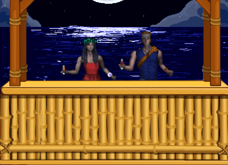 Stuí nás nechal vyfotit na baru s drinky